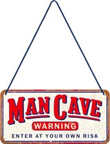 Hangend Bord Man Cave Warning