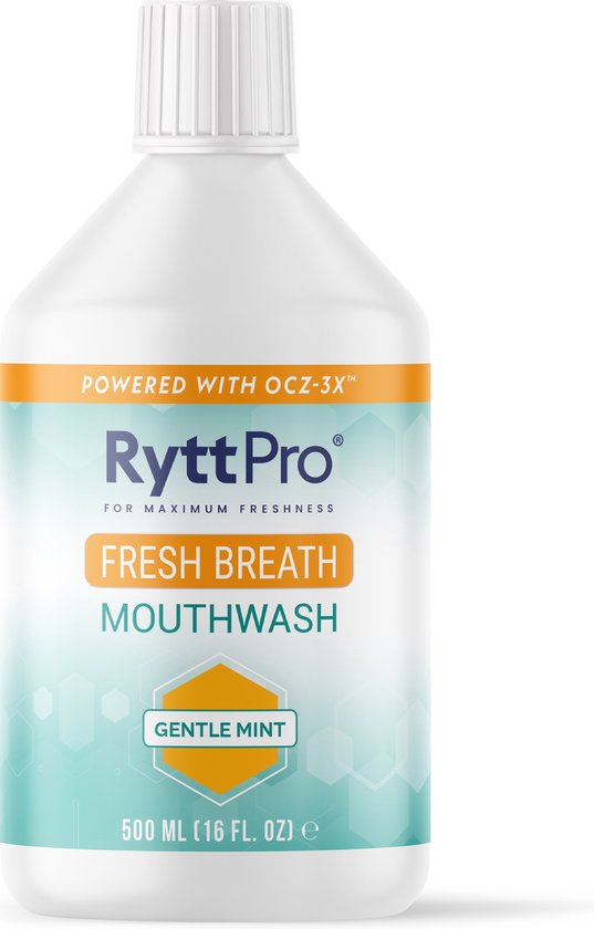 RyttPro® Mondwater Slechte Adem (500 ML) Gezond Tandvlees - Actieve  Zuurstof | bol.com