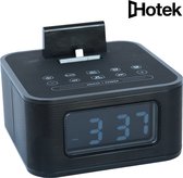 Hotek Wekkerradio - Iphone Editie - Wekker - Radio -Bluetooth - LCD Scherm - USB - Ultra Bass