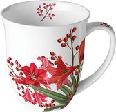 Mug - Bouquet de Noël White - 400ml