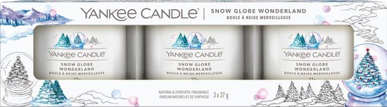Yankee Candle Giftset Snow Globe Wonderland - 3 Stuks