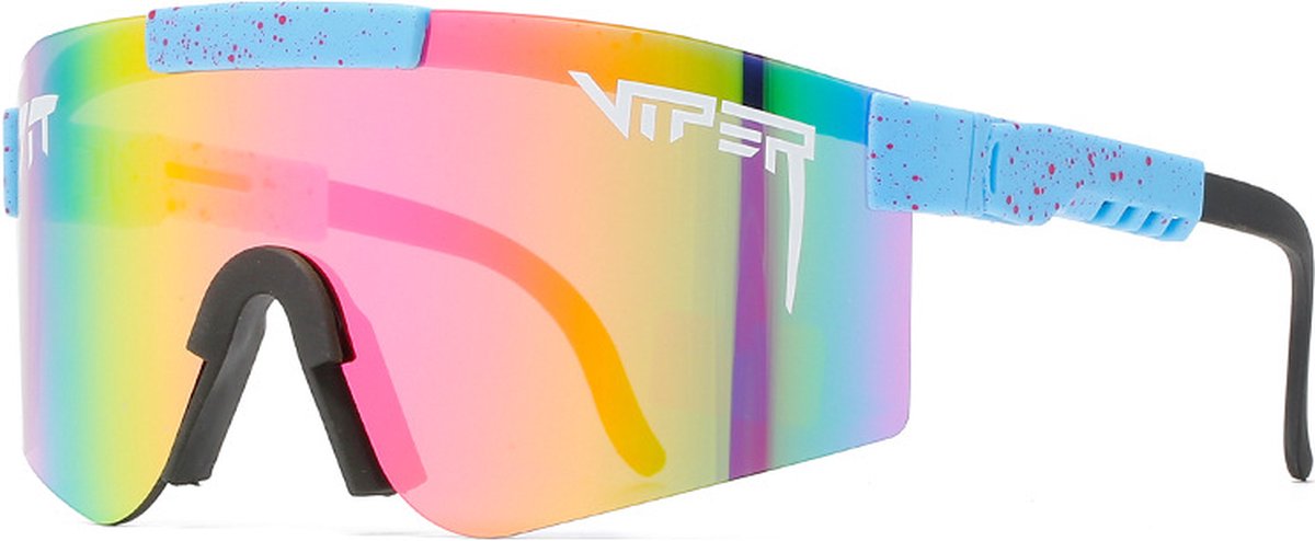 Viper Sport Zonnebril - Fiets Bril Winddicht – Meerkleurig