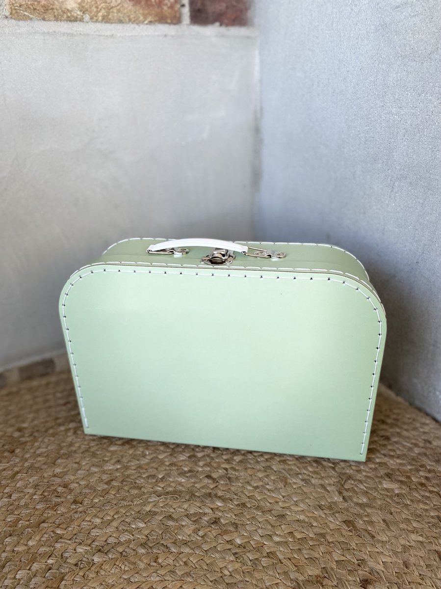 Bol.com Koffertje karton groen maat M aanbieding