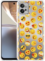 Motorola Moto G32 Hoesje Emoji - Designed by Cazy