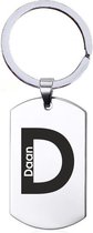 Nom cadeau - Daan - Porte-clés en acier inoxydable