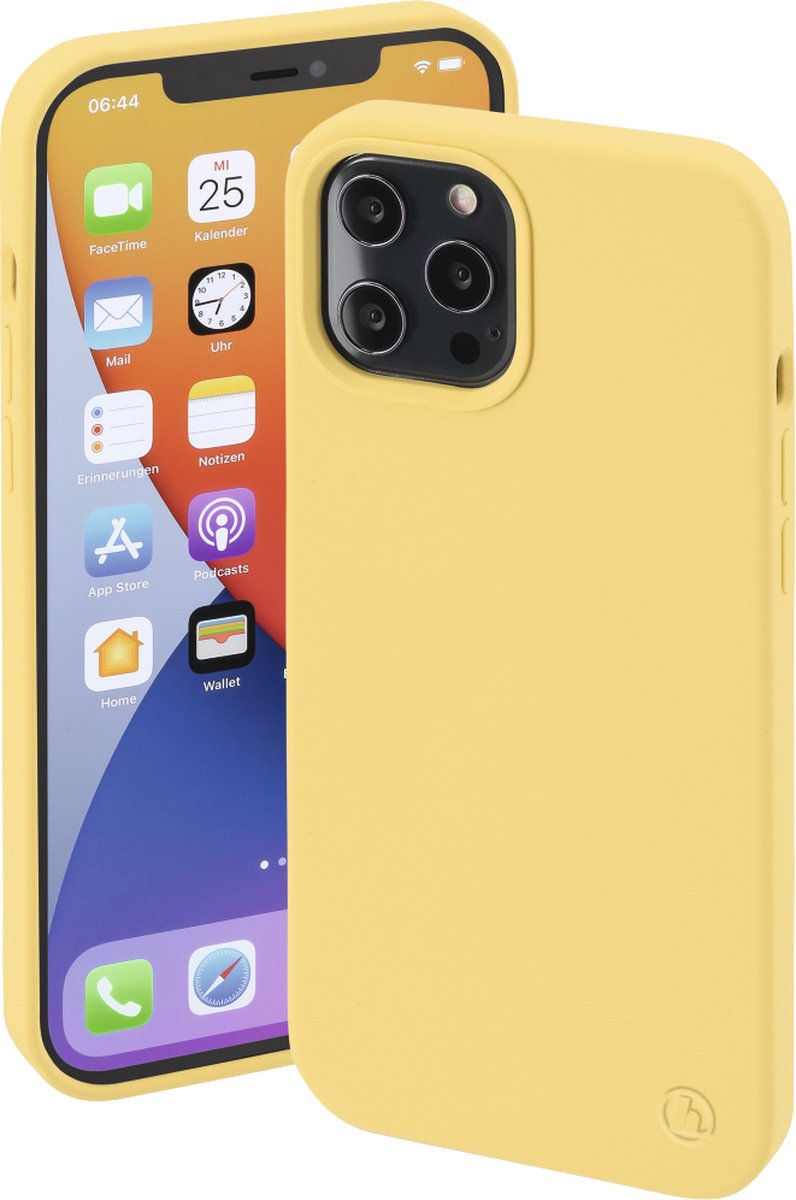 Hama MagCase Finest Feel Pro - Apple iPhone 12 Pro Max - Geel