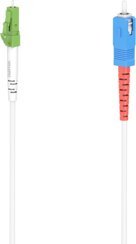 Hama 00200766 InfiniBand en Glasvezelkabel 5 m LC SC Wit