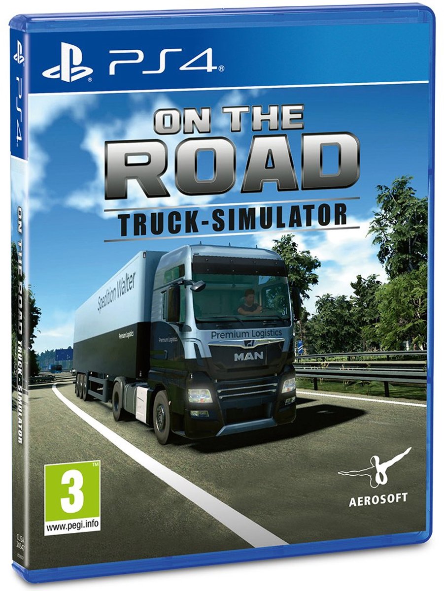 GAME On the Road - Truck Simulator, PlayStation 4, E (Iedereen)