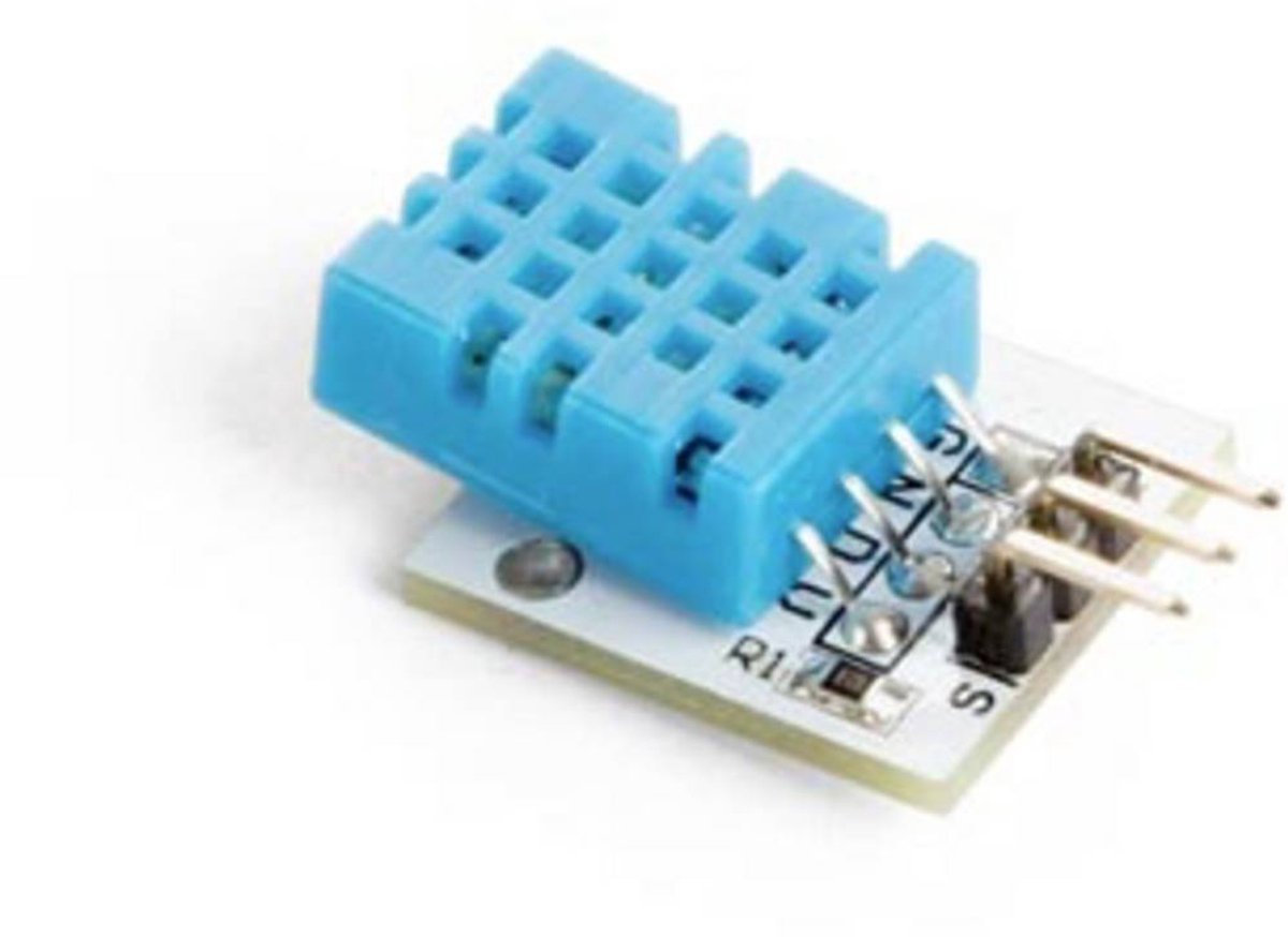 Whadda Digitale Temperatuur- En Vochtsensor Dht11 Staal Blauw