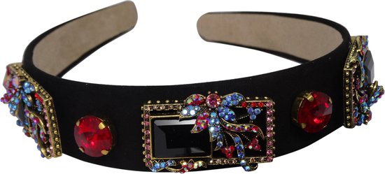 Jessidress® Haar diadeem met Strass Diademen Dames Haarband Feestelijke Hoofdband met Steentjes