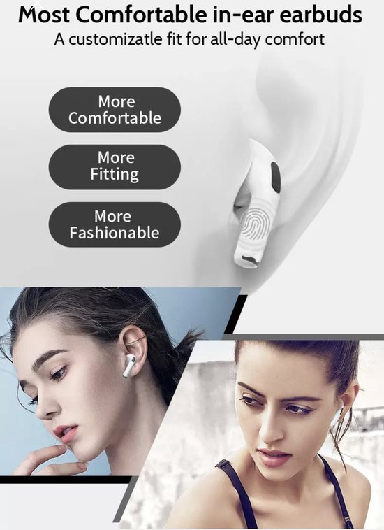 Bluetooth oordopjes draadloos - HK - draadloze oordopjes - alternatieve airpods