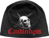 Candlemass - Skull & Logo Beanie Muts - Zwart