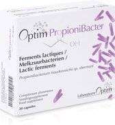 Optim Propionibacter - Bactéries lactiques Souche Propionibacterium - 20 gélules - Microbiome - Propionate