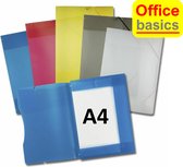 5 x Elastomap Office Basics - A4 - translucent PP - gemengd