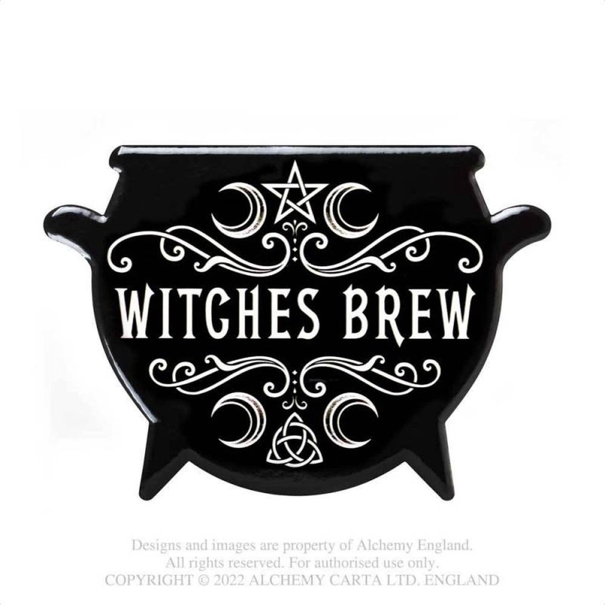 Alchemy - Witches Brew Onderzetter - Zwart/Wit