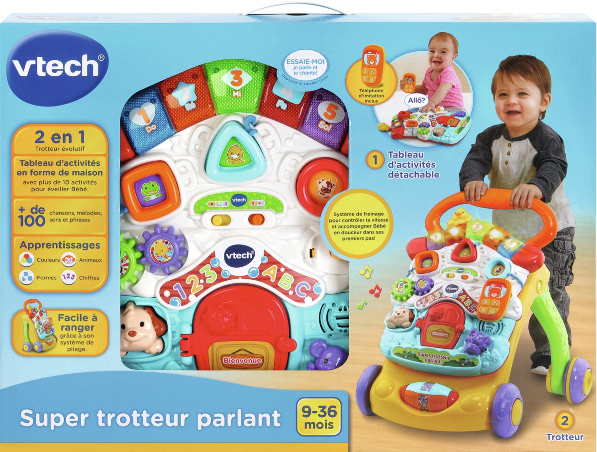 FR Super Trotteur Parlant 2 en 1