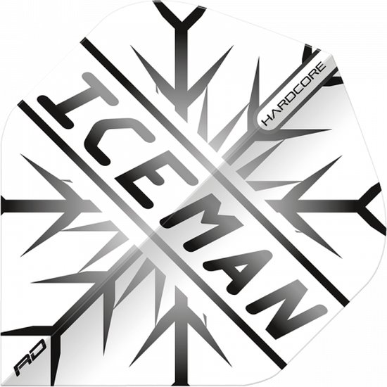 Red Dragon Gerwyn Price Grey Snowflake - Dart Flights van Merkloos — afbeelding 4