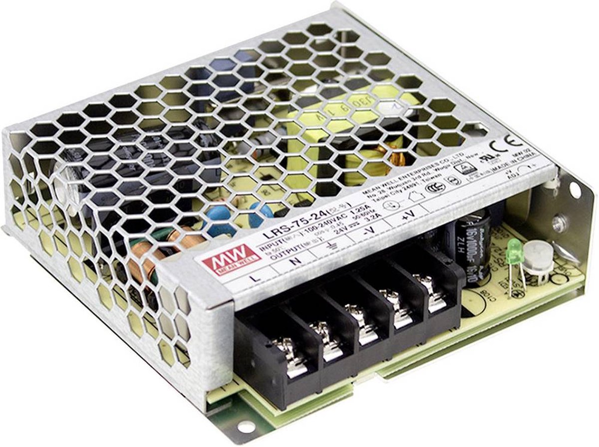 Mean Well LRS-75-15 Schakelnetvoedingsmodule 15 V/DC 5 A 75 W