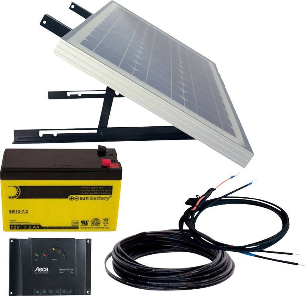Phaesun Energy Generation Kit Solar Rise Nine 1.0 600299 PV-systeem 10 Wp Batterij, Kabel, Laadregelaar
