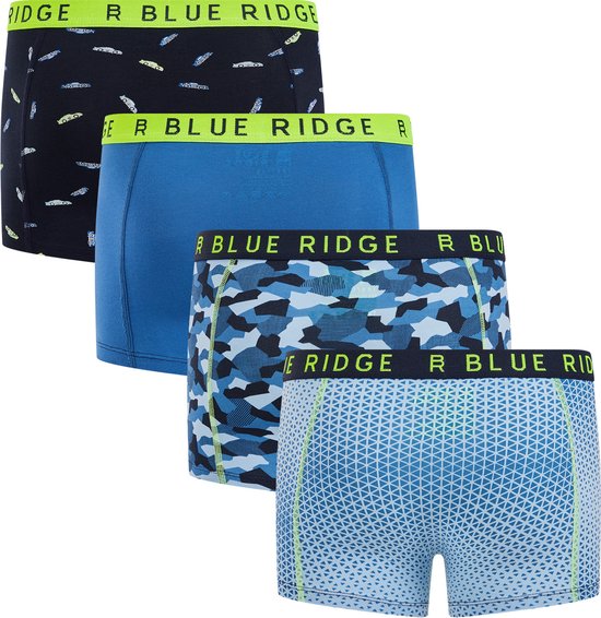 Katoenen boxershorts voor jongens, boxershorts voor tienerjongens, vier pakken-25_30,5-37,5 kg