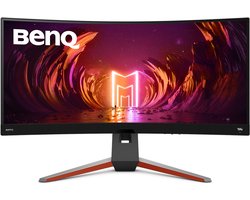 BenQ Curved Gaming Monitor 144Hz Mobiuz EX3410R - 1 ms MPRT - AMD Freesync Premium Pro - Display HDR400 - Ultrawide HD beeldscherm - 34 inch