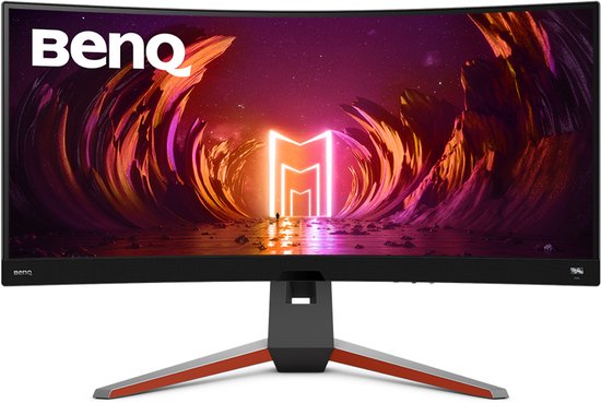 BenQ Curved Gaming Monitor 144Hz Mobiuz EX3410R - 1 ms MPRT - AMD Freesync Premium Pro - Display HDR400 - Ultrawide HD beeldscherm - 34 inch