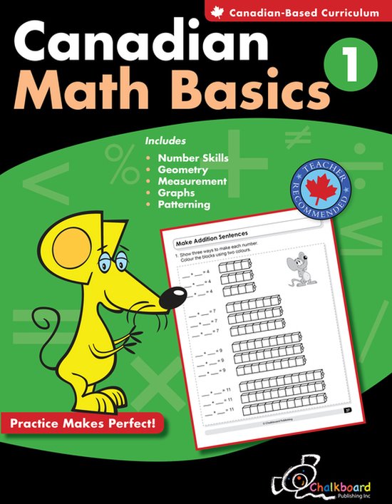 Math Basics- Canadian Math Basics Grade 1 - cover