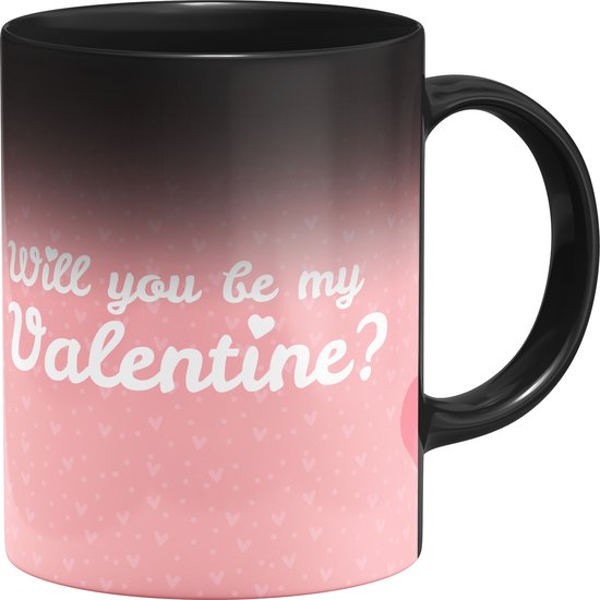 Mug magique "Veux-tu être mon Valentine?" |Cadeau Saint Valentin pour  elle/lui |... | bol.com