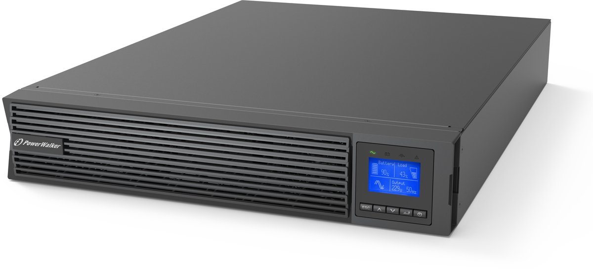 PowerWalker VFI 2000 ICR IoT Dubbele conversie (online) 2 kVA 2000 W 8 AC-uitgang(en)