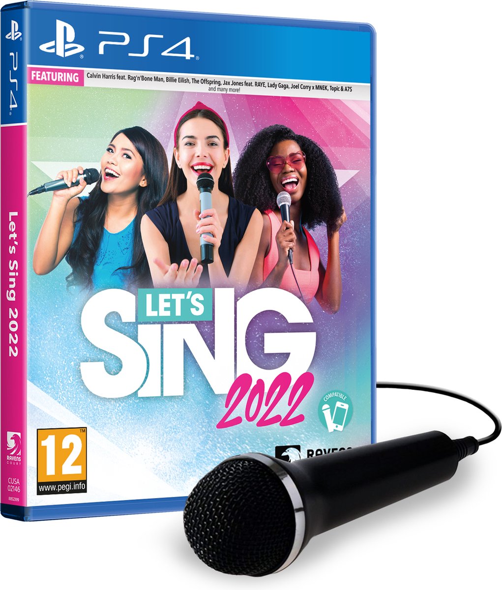 Deep Silver Let's Sing 2022 [+ 1 Mic] Standaard Engels, Italiaans PlayStation 4