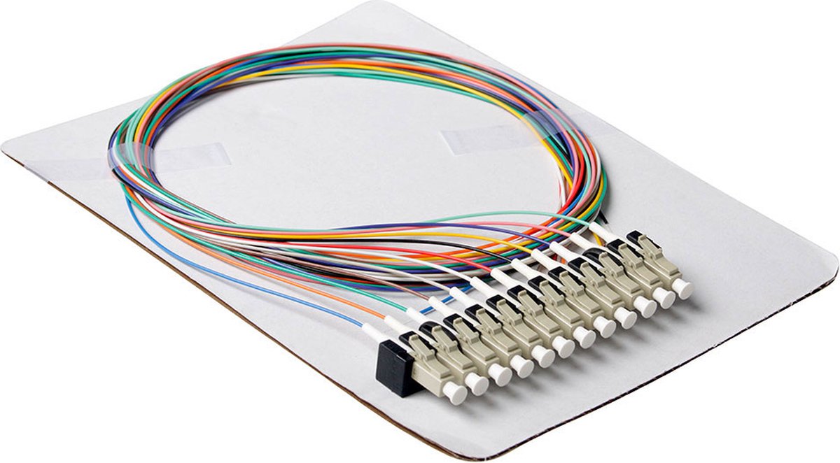 ACT RL9982 LC 9/125 OS2 Fiber Pigtail - 12 stuks - 2 meter