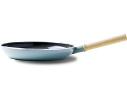 GreenPan Mayflower Koekenpan 24cm - PFAS-vrije antikleeflaag - Koekenpan inductie - Keramische koekenpan - Niet ovenbestendig - Koudgrepen - Blauw