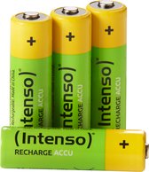 Intenso HR6 NiMH Energy Eco 2100mAh 4er Blister - Mignon (AA) - 2.100 mAh, Oplaadbare batterij, AA, Nikkel-Metaalhydride (NiMH), 1,2 V, 4 stuk(s), 2100 mAh