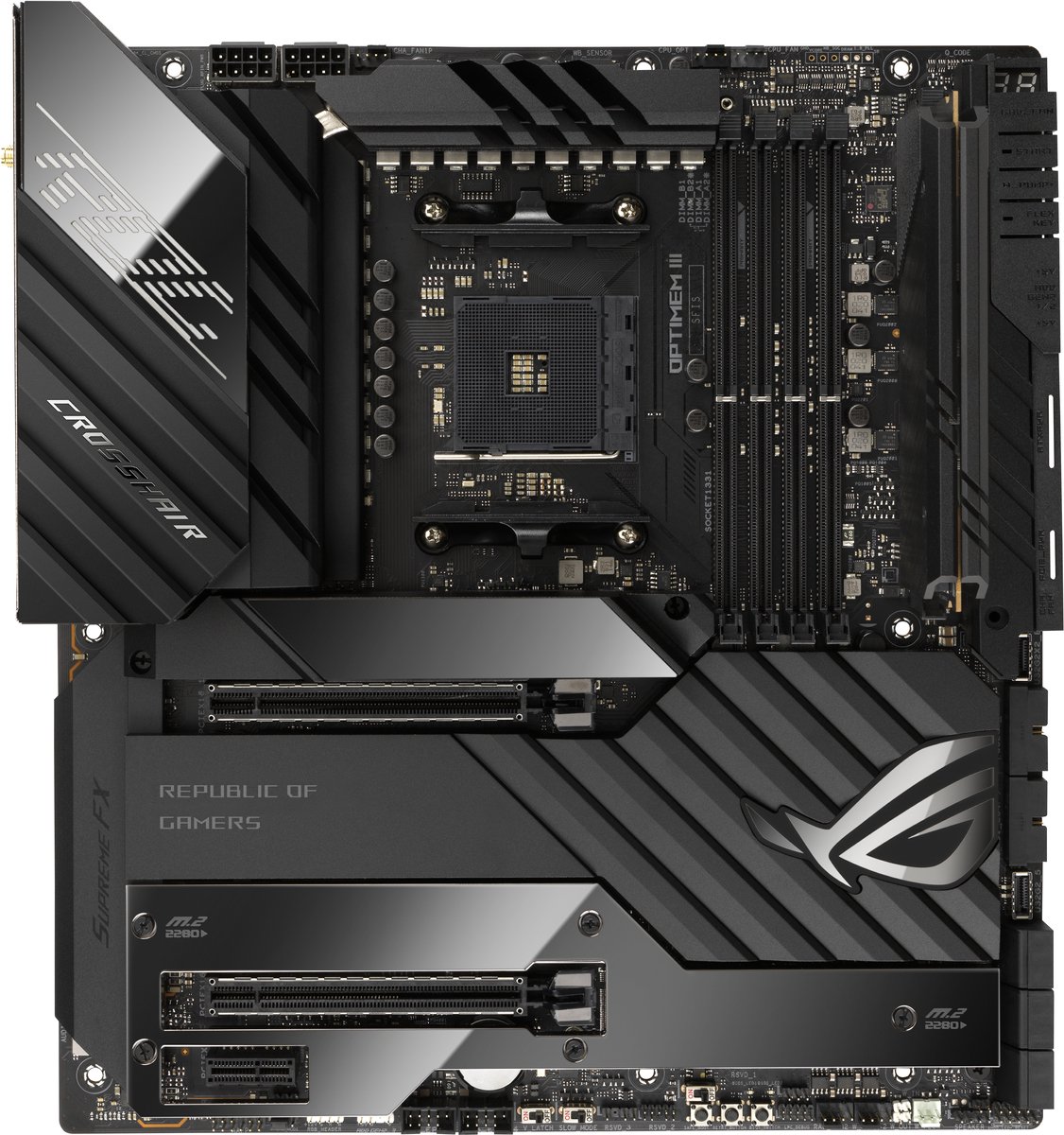 ASUS ROG Crosshair VIII Extreme AMD X570 Socket AM4 Verlengd ATX