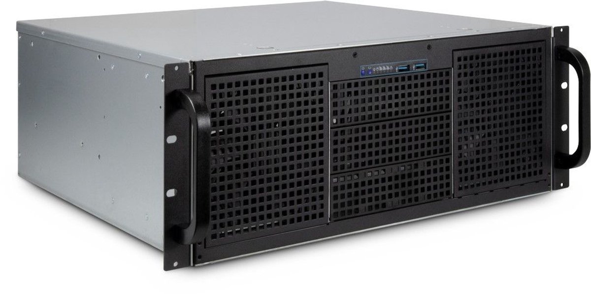 Inter-Tech 4U 40240 Rack Zwart, Grijs