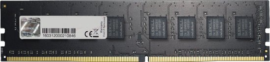 G.Skill Value F4-2666C19S-32GNT, 32 GB, 1 x 32 GB, DDR4, 2666 MHz