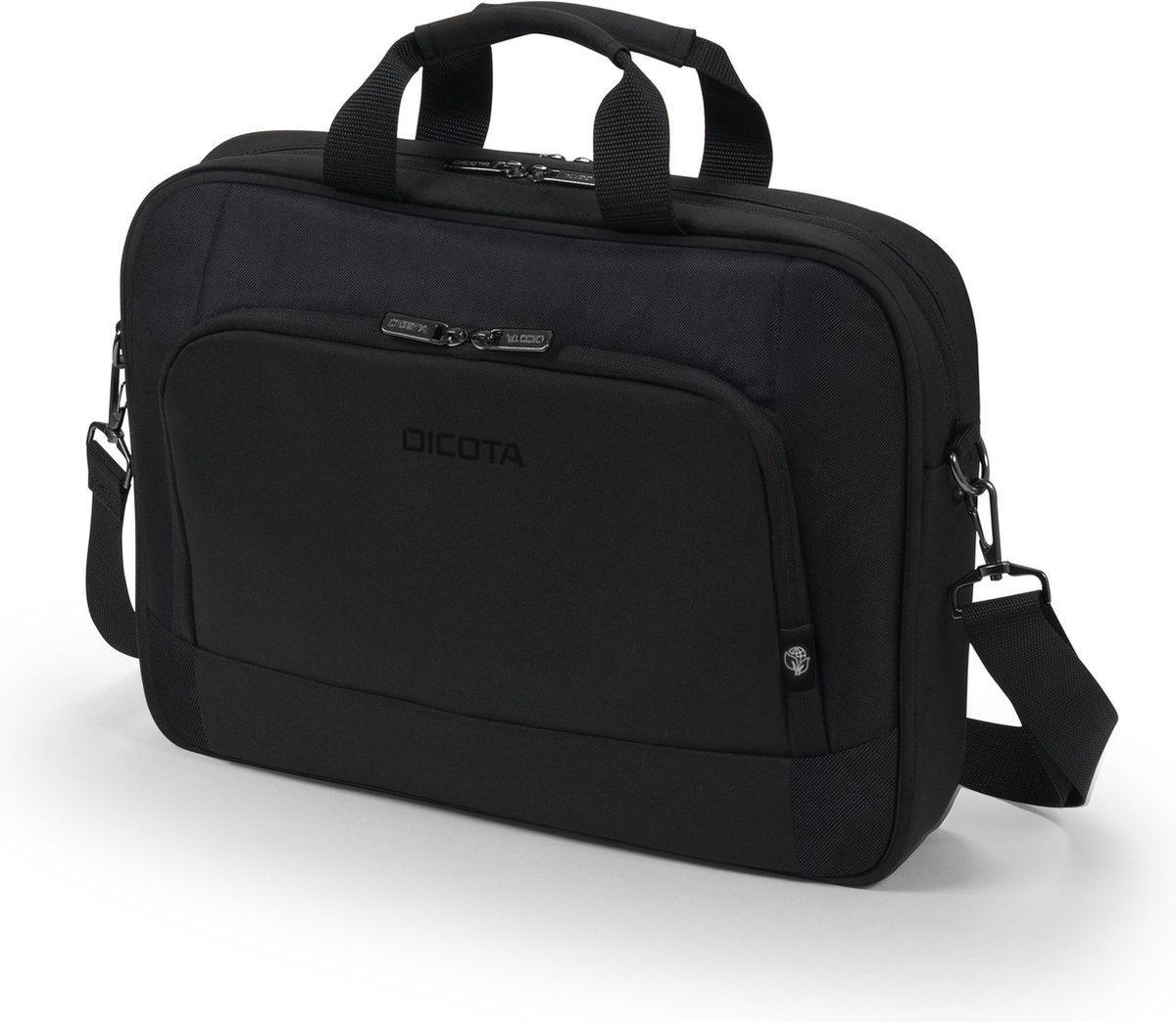 DICOTA Eco Top Traveller BASE - Notebook-Tasche - 43.9 cm - 38,10cm (15) - 17.3 - Schwarz