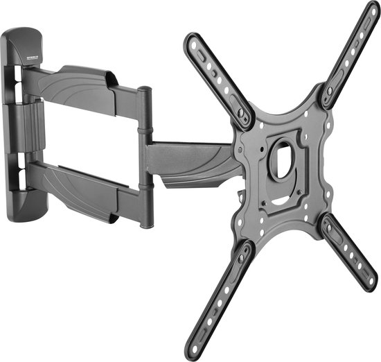 SpeaKa Professional SP-6012552 TV-beugel Uittrekbaar, Met vergrendeling 33,0 cm (13) - 96,5 cm (38) Kantelbaar en zwe
