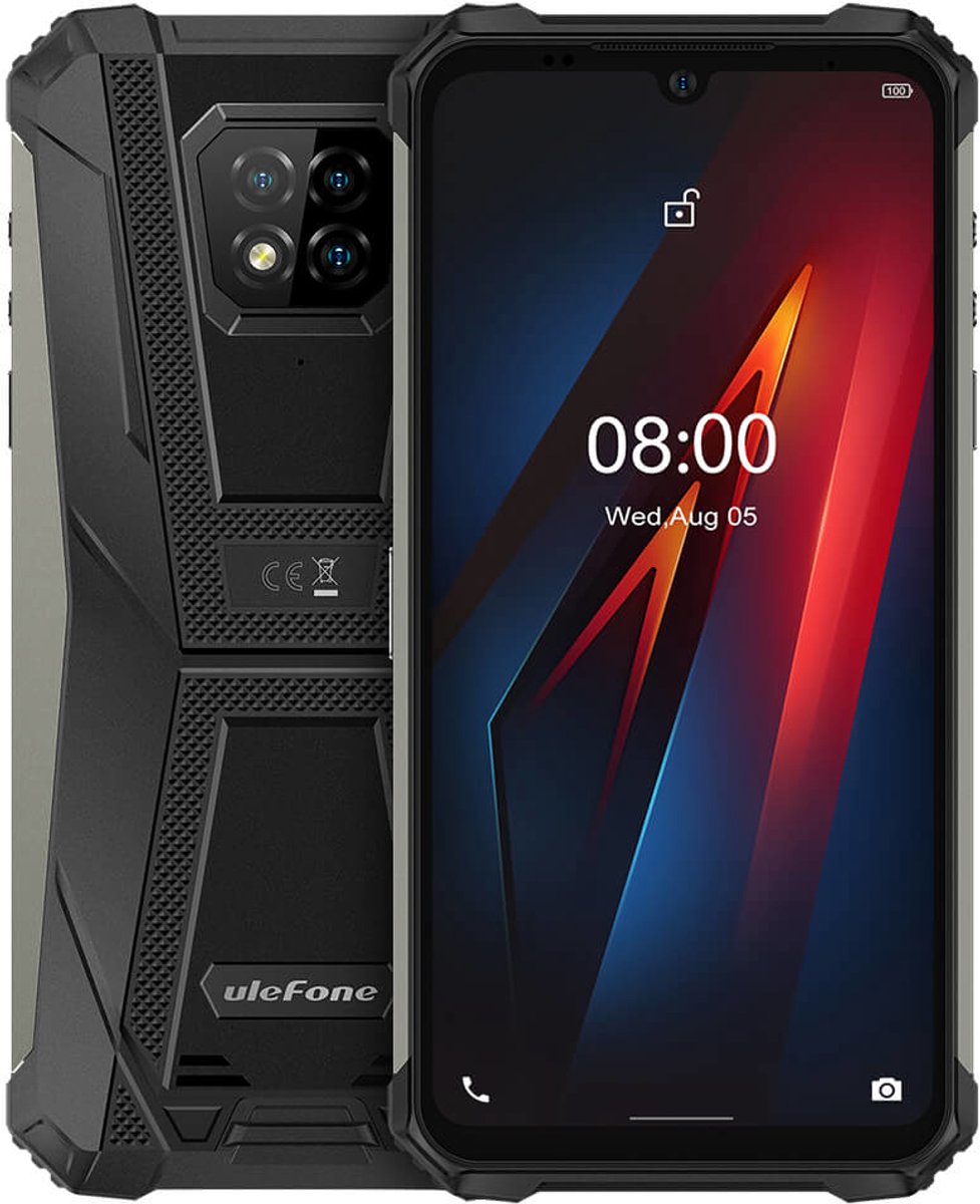 Ulefone Armor 8 155 cm (6.1") Dual SIM Android 10.0 4G USB Type-C 4 GB 64 GB 5580 mAh Zwart