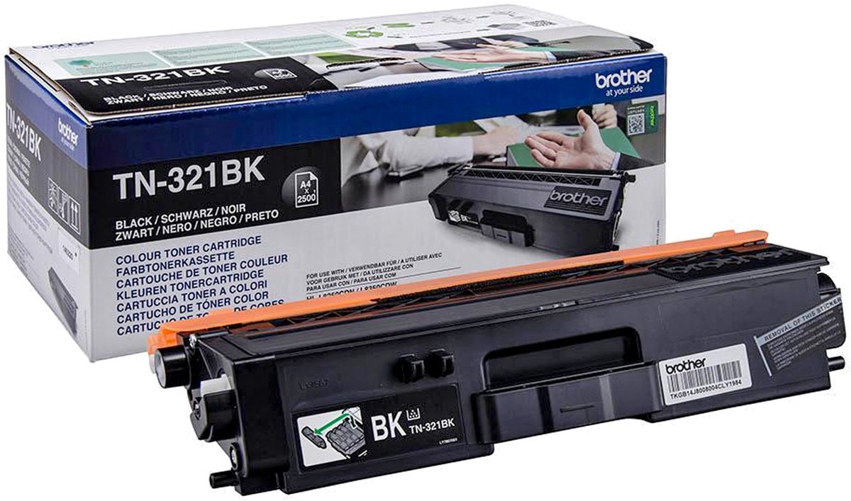 TN-321BK tonercartridge zwart standard capacity 2.500 pagina's 1-pack