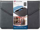 Cellularline - Tablet 10.5", tas travel envelop, zwart