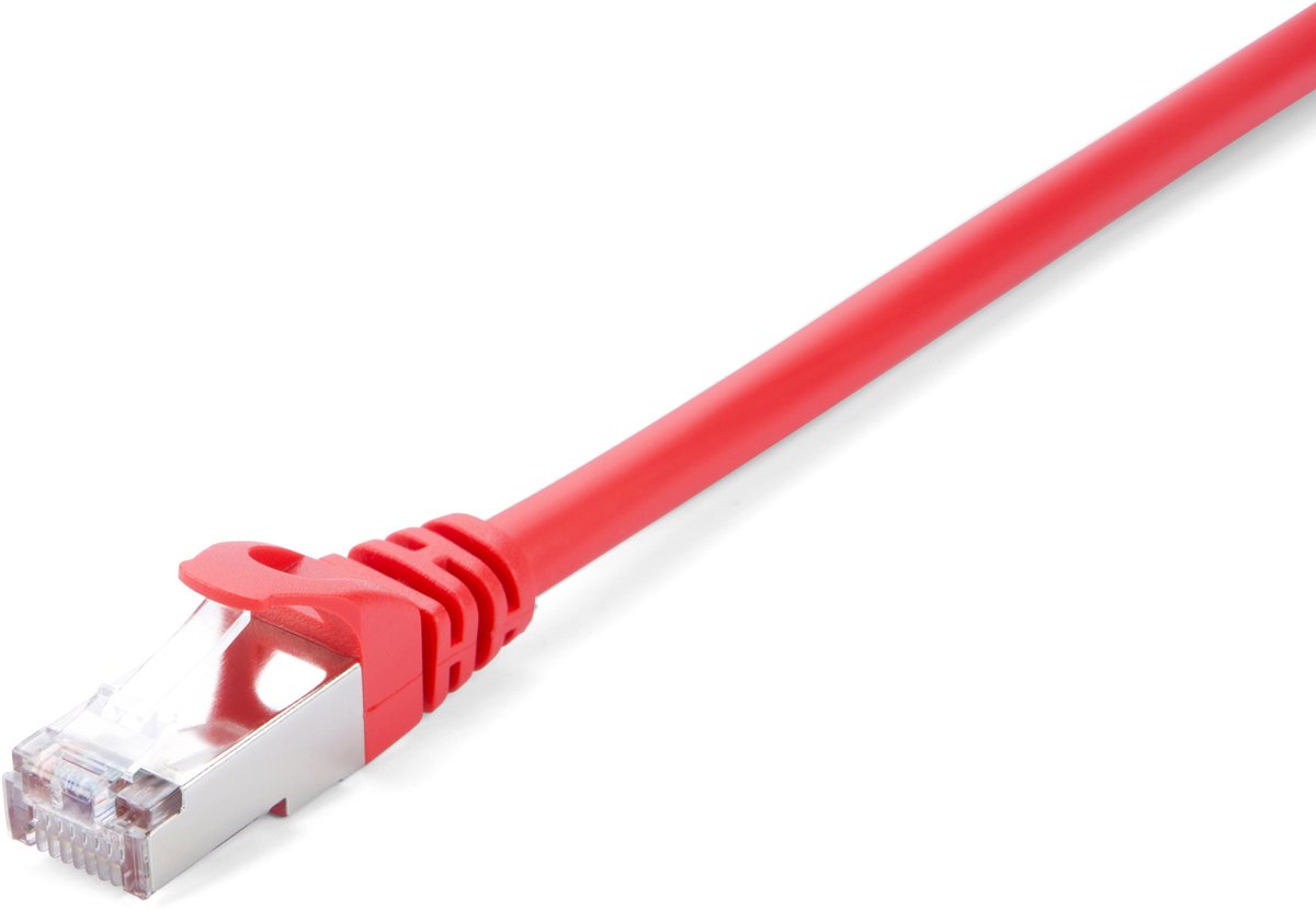 UTP Category 6 Rigid Network Cable V7 V7CAT6STP-10M-RED-1E 10 m