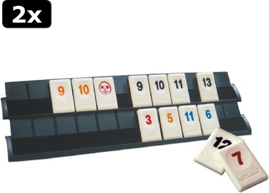 Thumbnail van een extra afbeelding van het spel 2x Rummikub The Original Classic - Gezelschapsspel