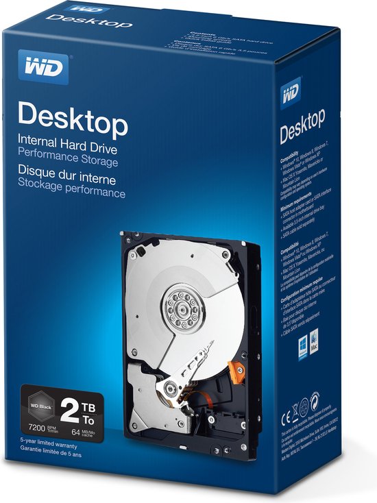 Western Digital WD_Black - Interne harde schijf - 2 TB