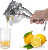 Ntech Citruspers - Citroenpers RVS - Limoenpers - Sinaasappel juicer - Handpers - Handmatige Fruitpers -Handcitruspers - Citrusknijper RVS
