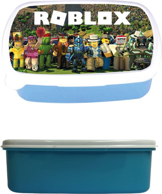 broodtrommel - lunchbox - roblox - blauw - schoolspullen | bol.com
