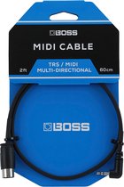 Boss BMIDI-1-35 MIDI Cable 600mm (Black) - MIDI kabel
