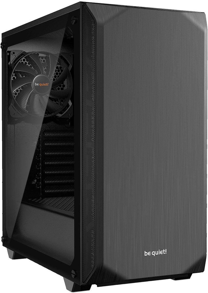 Be Quiet! - pc case - Pure Base 500 - verhard glas - incl. 2 ventilatoren