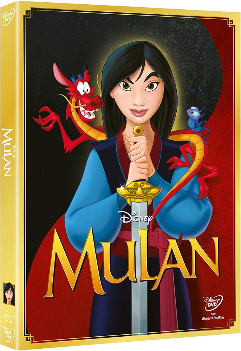 Walt Disney Pictures Mulan DVD Duits, Engels, Italiaans, Turks