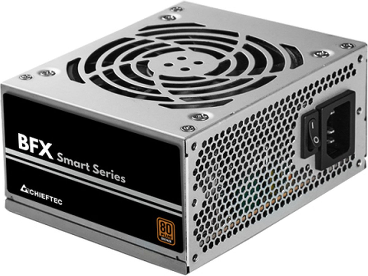 Chieftec Smart 450W Power Supply Unit 20+4 Pin Atx Atx Zwart, Zilver voeding